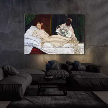 Édouard Manet Olympia Canvas Print: Classic Impressionism Wall Art