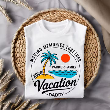 Custom Family Vacation Squad Shirts, Vacation T-shirt