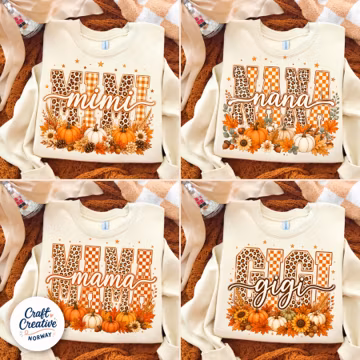 Preppy Fall Mama Nana Mimi Gigi PNG Bundle, Floral Pumpkin Bow Sublimation, Coquette Autumn Shirt Design, Pumpkin Spice PNG Digital Download