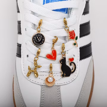 Personalized sneaker shoe charms, shoelace charms, custom shoe charms, gold jewelry, shoe charms, women's shoelace accessories, gifts