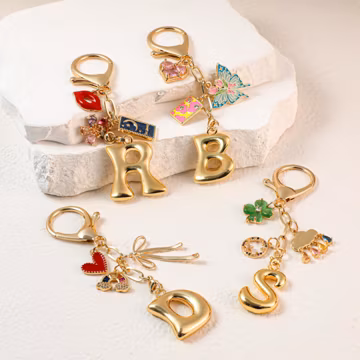 Custom keychains, personalized bag charms,handbag accessories,bridesmaid gifts,keychains with initials and birthstones,Valentine's Day gifts