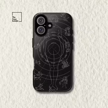 Hiram Erastus Butler "Diagram No. 6" Phone Case | Zodiac Body Astrology Design for iPhone, Samsung, Google Pixel | Esoteric Astrology Art