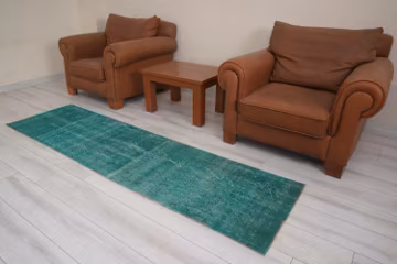 Oushak Runner 2x8,Vintage Runner Rug,Turkish Rug Runner,2x8 Runner Rug,Faded Rug,Vintage Rug 2x8,Turkish Runner,Muted Rug,Wool Runner,331