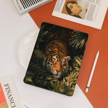 Wild Tiger in Foliage iPad Case,Custom iPad Case,iPad 10/9/8,iPad Pro 2025/2024,iPad Air 11/13" 2025/2024,iPad Mini Cover For 7.9/8.3",Gift