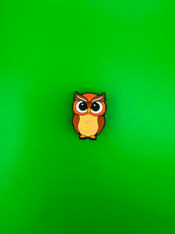 Whimsical Owl Shoe Charm: Cute Woodland Accessory