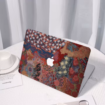 Retro Collage Pattern All New MacBook Case for 2024 Pro 14/16,Personalized Macbook Case,Protective Case Laptop Cover For MacBook Air 13/15
