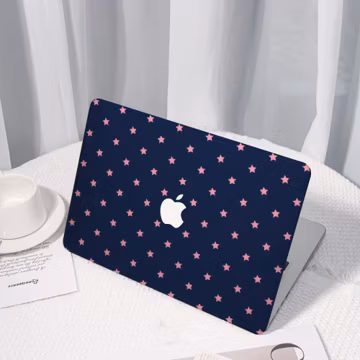 Pink Star Pattern All New MacBook Case for Pro 16,Personalized Macbook Pro 13/14/15,Protective Case Laptop Cover For MacBook Air 13/15 Case