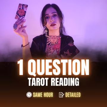 One Question Tarot Reading, Accurate Insights on Love, Career and Life, Same Hour Response, Yes or No Reading, Psychic Reading, 1 Question