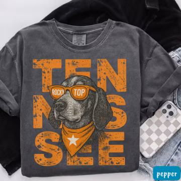 Comfort Colors®Rocky Top Tennessee Football Shirt University of Tennessee Volunteers Shirt Tennessee Game Day T-Shirt Tennessee Vols Shirt