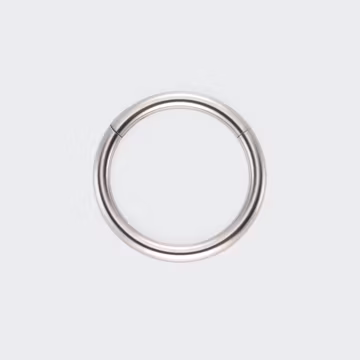 14G 16G 18G 20G Titanium Silver Segment Clicker Ring For Nose/Earlobe/Septum/Cartilage Hoop/Helix/Daith/Lip/Eyebrow/Hypoallergenic/Gift