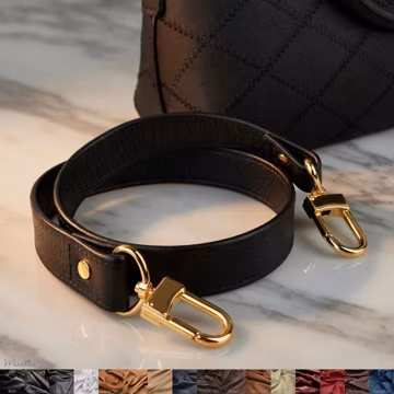 Handmade Leather Purse Strap – 30 x 1 inch Shoulder Length, Replacement Bag Strap