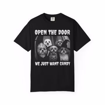 Shih Tzu Halloween Shirt Comfort Colors® Halloween Shirt Shih Tzu Lover Shirt Spooky Season Shirt Trick or Treat Graphic Shirt Shih Tzu Gift