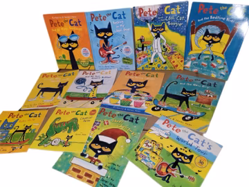 Pete the Cat Book Lot of 5: James Dean, Eric Litwin, Picture & Chapter Books