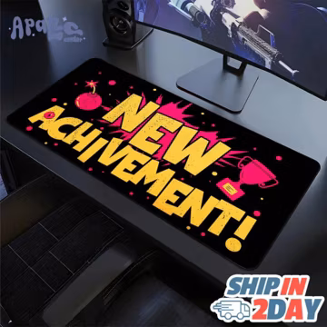 New Achievement Gaming Mouse Pad Large Desk Mat, Dungeon Crawler Carl, DCC, Princess Donut DCC Mongo, Fantasy Gift