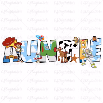 Toy Story Family Shirts PNG Bundle (Digital Download)