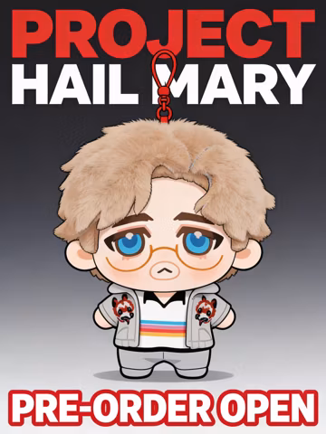 Project Hail Mary Ryland Grace 10cm Plush – Chibi Collection for Movie Fans