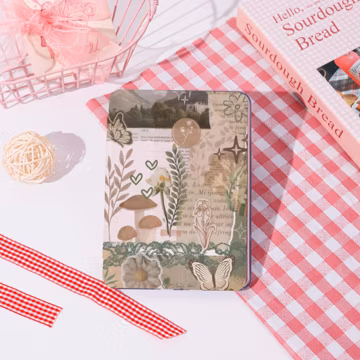 Nature Elements Collage Kindle Paperwhite 2025 All New Kindle 10/11/12th Case, Paperwhite Cover Kindle Case For Paperwhite 1/2/3/,Botanical