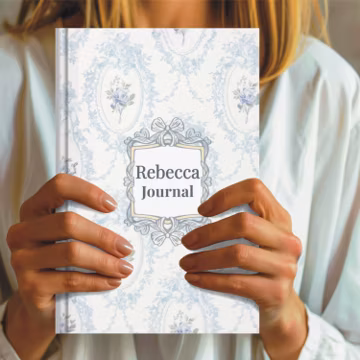 Personalized Mom Journal, Custom Name Notebook, Floral Hardcover Journal, Gift for Mom, Mother’s Day Gift, Keepsake Memory Book