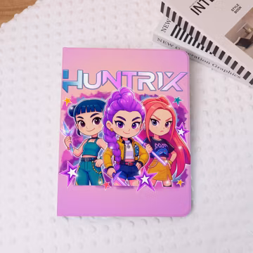 Chibi HUNTRIX Pop Idols iPad Case Cover for iPad Air 7/6-11"/13", Air 5/4,Pro 2022/2024, iPad Mini 7/6, iPad 9/10/11th Case With Pen Slot