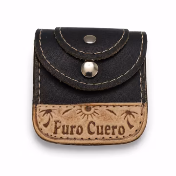 Handmade Colombian Leather Coin Pouch | Rustic Belt Wallet for Men