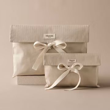 50pcs Herringbone Cotton Envelope Pouch, Gift Packaging, Jewelry Storage bag, Small Business Packaging HRB-107