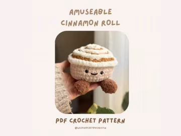 ENGLISH โข Cinnamon Roll Crochet Pattern โข Amigurumi