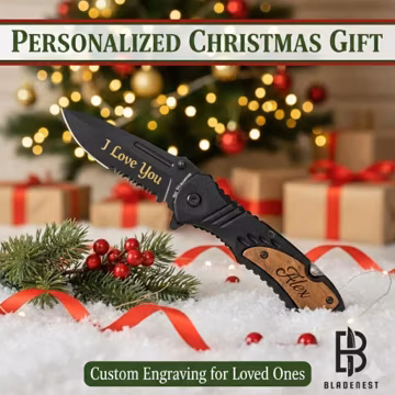 Personalized Engraved Folding Utility Tool, Outdoor Camping Pocket Knife, Groomsmen & Father’s Day Gift