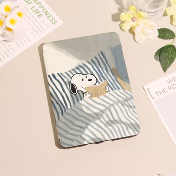 Snoopy Reading,Kindle case For Kindle Paperwhite 10/11/12th Kindle Basic 2024 Case,Kindle 12/11/10/8th,Auto Wake/Sleep,Personalized Gift