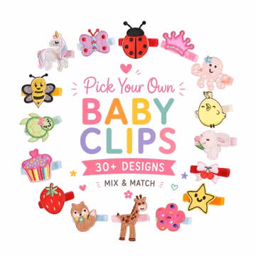 Pick Your Own Baby Hair Clips, Choose Your Own Toddler Barrettes, Custom Hair Accessories for Girls, Cute Baby Clips, Animal Hair Clips