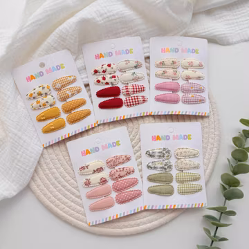 Mini Baby Fabric Snap Clips, Infant Hair Clips, Floral Baby Barrettes, Toddler Hair Clips, Baby Toddler Hair Accessories, Baby Girl Gift