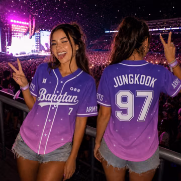 Arirang Tour Baseball Jersey, Personalized Kpop Concert Jersey, Custom Name Number Fan Shirt, Music Tour Outfit
