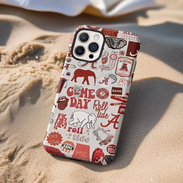 Alabama Game Day Collage Phone Case: Mascot Southern College iPhone Cover MagSafe Google Pixel Samsung Galaxy
