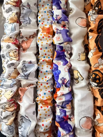 Winnie the Pooh Scrunchie Lanyard: ID Badge Holder, Everyday Essentials