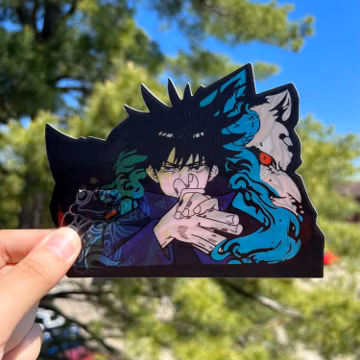 Anime Motion Sticker - Waterproof/UV Resistant Anime Decal