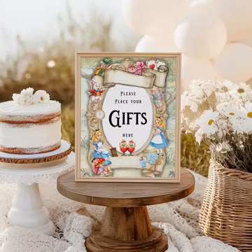 Magical Storybook Books and Gifts Sign, Birthday Baby Shower DΓ©cor, Storybook Decoration, Door Entrance , Children Storybook, Tales Download