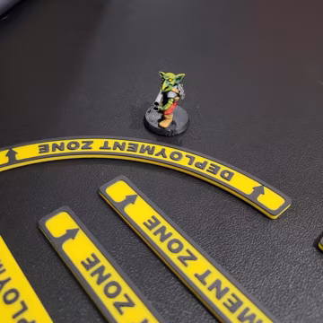Deployment Zone Marker Set β 10 Piece Kit | Compatible with Warhammer and other Tabletop Wargames