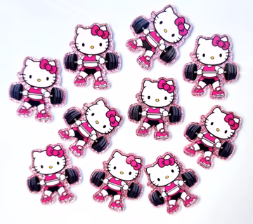 Acrylic flatback for Diy crafts 10 piece set