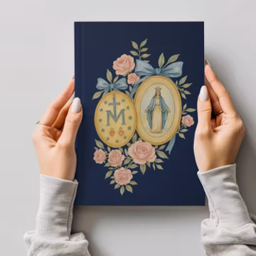 Personalized Catholic Prayer Journal: Miraculous Medal Notebook, Marian Devotional Gift
