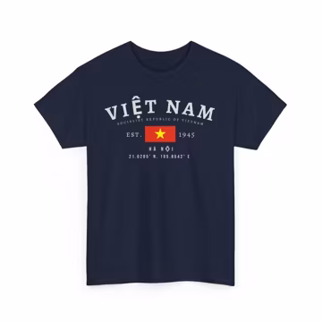 Vietnam Y2K Unisex T-Shirt, Vietnamese Flag Tee, Hanoi Graphic Shirt, Vietnam Pride Gift Tee, Southeast Asia Heritage, Oversized Fit