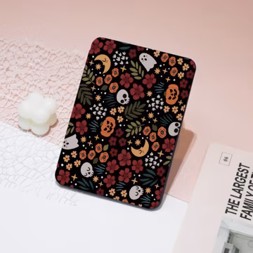 Halloween Floral Ghosts All New Kindle 12th 2024 Colorsoft Strap Case Paperwhite 11th 12th 6.8 case kindle Kobo Cover gifts Auto Wake/Sleep