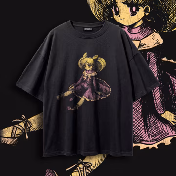 Vintage 90s Anime Girl Graphic Tee | Handmade Retro Kawaii Shirt | High Quality Washed Cotton T-Shirt | Y2K Aesthetic Anime Lover Gift