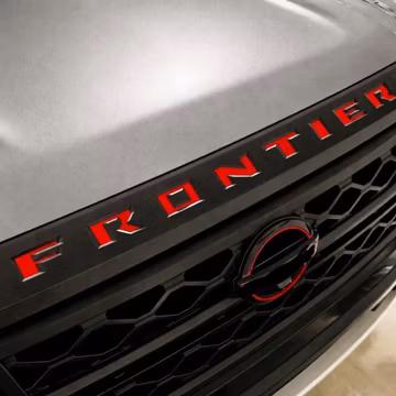 Nissan Frontier 2022-2025 Front Grille Lettering Decals (Cast Vinyl)