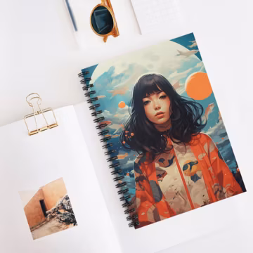 Too Easy Spiral Notebook - Ruled Lines, Nature Inspired Journal, Creative Sketchbook, Gift for Artists, Eco-Friendly Writing, Fun Sketchbook