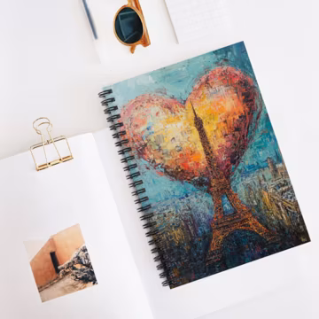 Heart of Europe Spiral Notebook - Ruled Line, Travel Journal, European Adventure Diary, Cultural Planner, Scenic Views, Wanderlust Gift