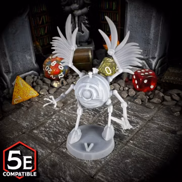 Modron Monodrone - 28mm | 32mm - D&D Miniatures, DnD Minis, Dungeons and Dragons, Pathfinder