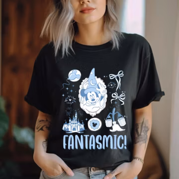 Coquette Bow Retro Disney Fantasia Movie Shirt, Fantasia Sorcerer Mickey T-shirt, Fantasmic Tee, Disney Trip Tee, Mickey Some Imagination