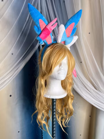 Pokemon Shiny Sylveon Cosplay Ears Headband