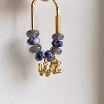 Personalized Initial Beaded Charm | Custom Bag Keychain | Handmade Purse Charm | Birthday Gift for Her | Unique Custom Gift