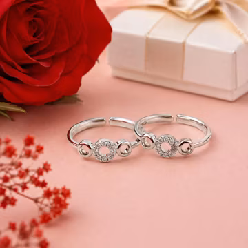 925 Sterling Silver CZ Toe Ring, Adjustable Open Band, Minimalist Jewelry