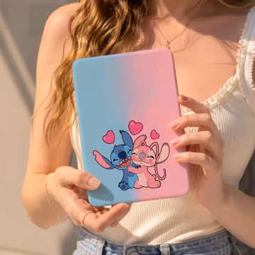 Cute Stitch Friendship Kindle Personalized Case For Paperwhite 1/2/3/4, Colorsoft Case with Hand Strap,Kindle 2024 cover, Paperwhite 11/12th